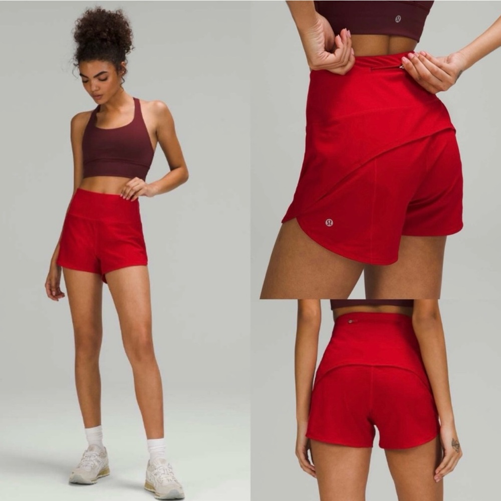 Lululemon Speed Up High Rise Shorts -4”